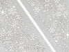 Silver Snowflake FAB Sides® Decorative Side Panels Close Up