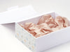 White No Magnets Gift Box with Heffalump FAB Sides® and Stone Tissue Paper