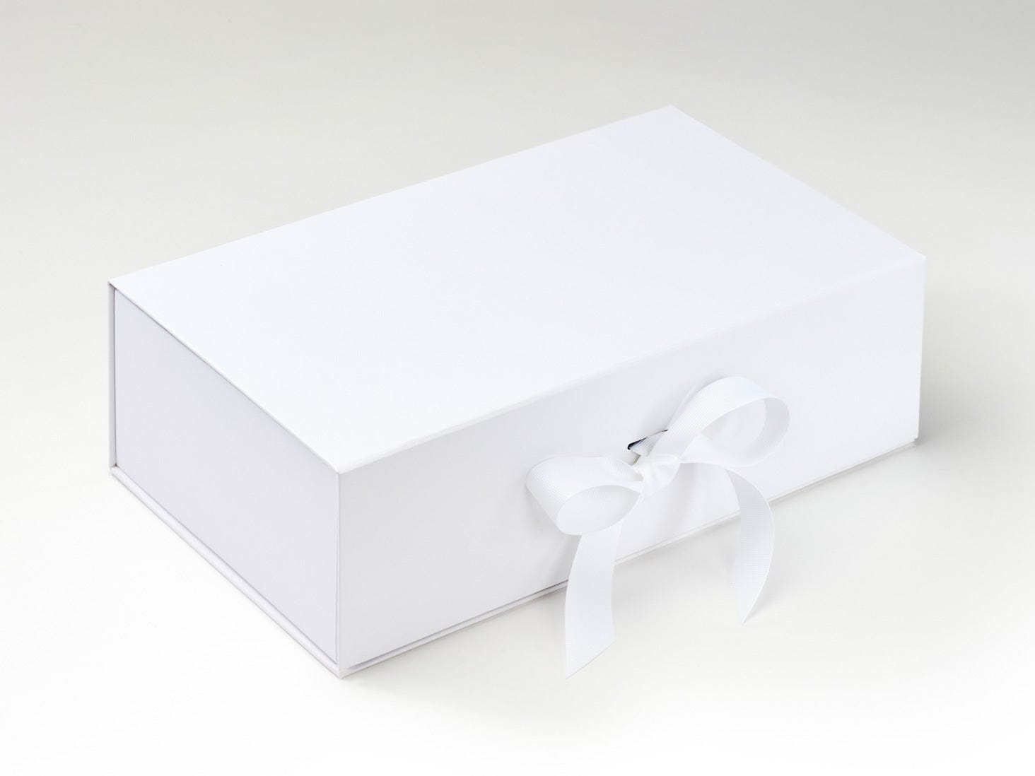 Sample White Double Bottle Gift Box Assembled
