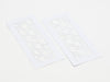White Hearts FAB Sides® Decorative Side Panels for A4 Deep Gift Boxes