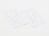 White Hearts FAB Sides® Decorative Side Panels for A5 Deep Gift Boxes