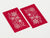 Sample Red Snowflake FAB Sides® Decorative Side Panels A5 Deep