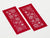 Red Snowflakes FAB Sides® Decorative Side Panels