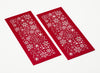 Red Snowflakes FAB Sides® Decorative Side Panels XL Deep