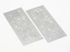 Silver Snowflake FAB Sides® Decorative Side Panels