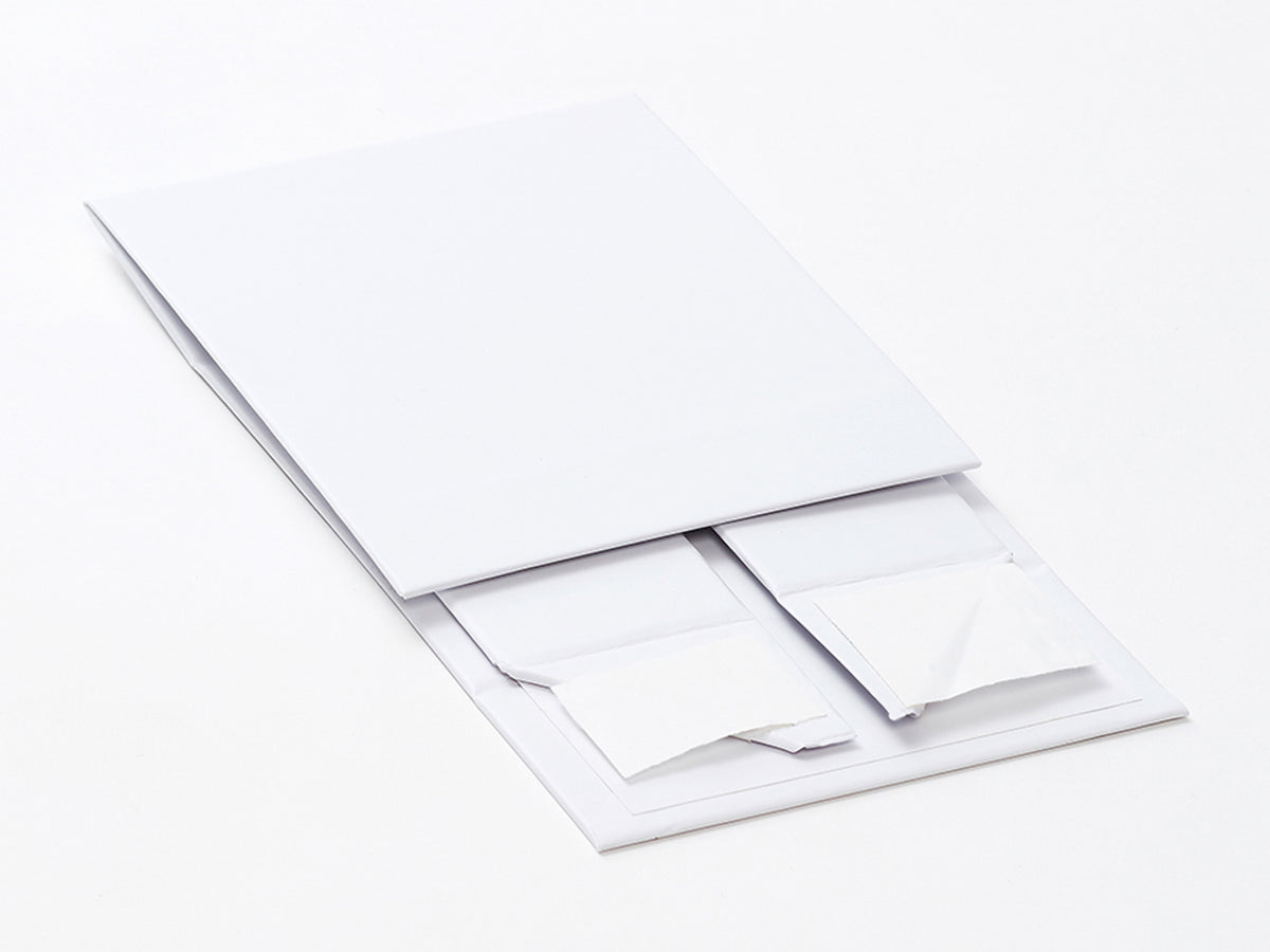 White Small Gift Box No Ribbon Sample Supplied Flat