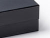 Small Black Gift box with concealed magnetic flap detail