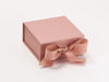 Rose Gold Small Luxury Gift Box Sample from Foldabox