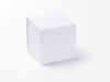 Sample White Small 4" Cube Folding Gift Box from Foldabox USA