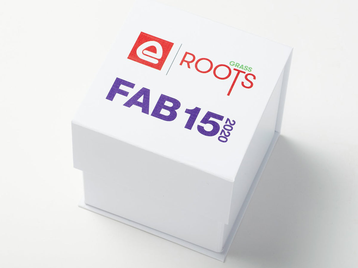 White Cube Gift Box with Custom Digital Print Design