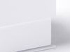 Large White Cube Magnetic Closure Folding Gift Box from Foldabox USA