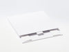 White A6 Shallow Gift Box Sample Supplied Flat