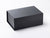A5 Deep Black Folding Gift Box Small Hamper Box