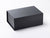 Black A5 Deep luxury folding magnetic gift box from Foldabox USA