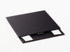 Black A6 Shallow Gift Box Supplied Flat From Foldabox