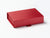 Red A6 Shallow Gift Box Sample Assembled