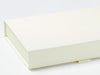 Ivory A5 Shallow Gift Box Sample Ribbon Tab Detail