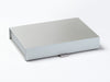 Silver A5 Shallow Folding Gift Box Sample Assembled