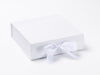White Medium Luxury Keepsake Gift Boxes from Stock