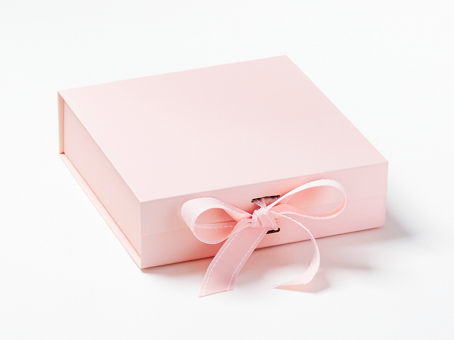 Pale Pink Medium Gift Box with Ribbon
