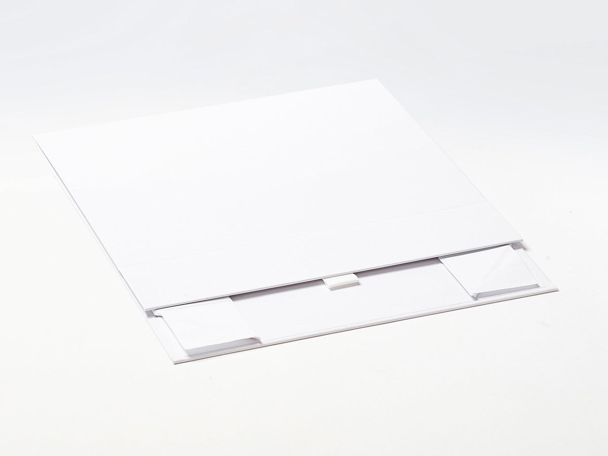 White A4 Shallow Gift Box Sample Supplied  Flat