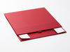 Red A4 Shallow Gift Box Supplied Flat