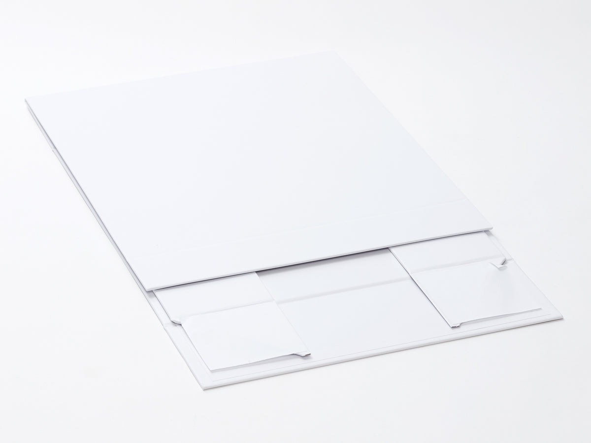 Sample White Large Folding Gift Box Without Ribbon Supplied Flat