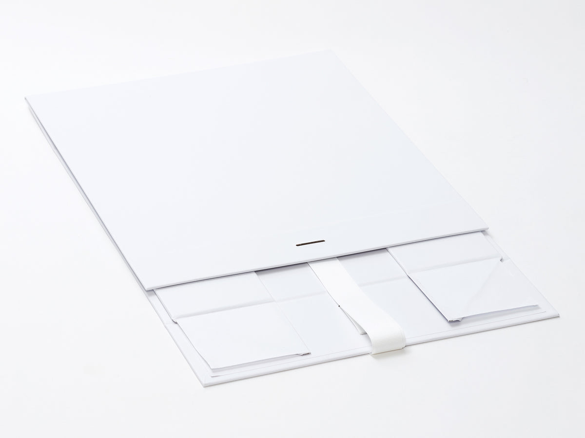 White Large Slot Gift Box Supplied Flat