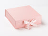 Rose Quartz Pink Gift Box featured with pink and white gingham check ribbon