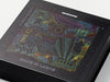 Black Luxury Gift Box with Custom CMYK Printed Design