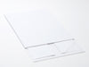 Sample White XL Deep Folding Gift Box Supplied Flat