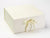 Ivory XL Deep Folding Gift Box Sample with Changeable Ribbon 