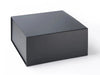 Black XL Deep Folding Snap Shut Hamper Gift Box Sample