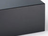 Black folding hamper gift box detail from Foldabox USA
