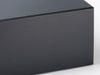 Black XL Deep Folding Gift Box Detail