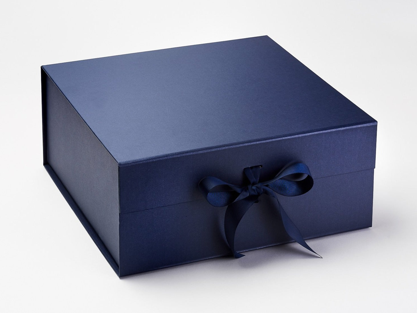Navy XL Deep Gift Box With Changeable Ribbon Sample