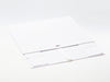 White A3 Shallow Gift Box Supplied Flat with ribbon