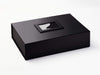 Black A3 Shallow Gift Box Featuring Black Photo Frame