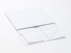 White A5 Deep Folding Gift Box No Ribbon Supplied Flat