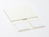 Ivory A5 Deep Folding Gift Box Without Ribbon Supplied Flat