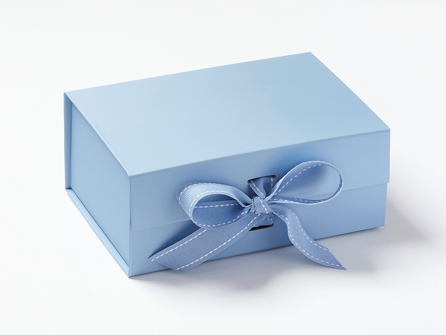 Pale Blue A5 Deep Gift Box with Ribbon