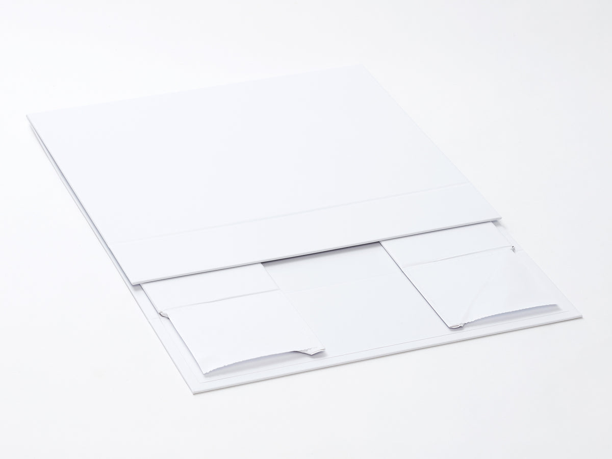 Sample White A4 Deep Folding Gift Box without Ribbon Supplied Flat