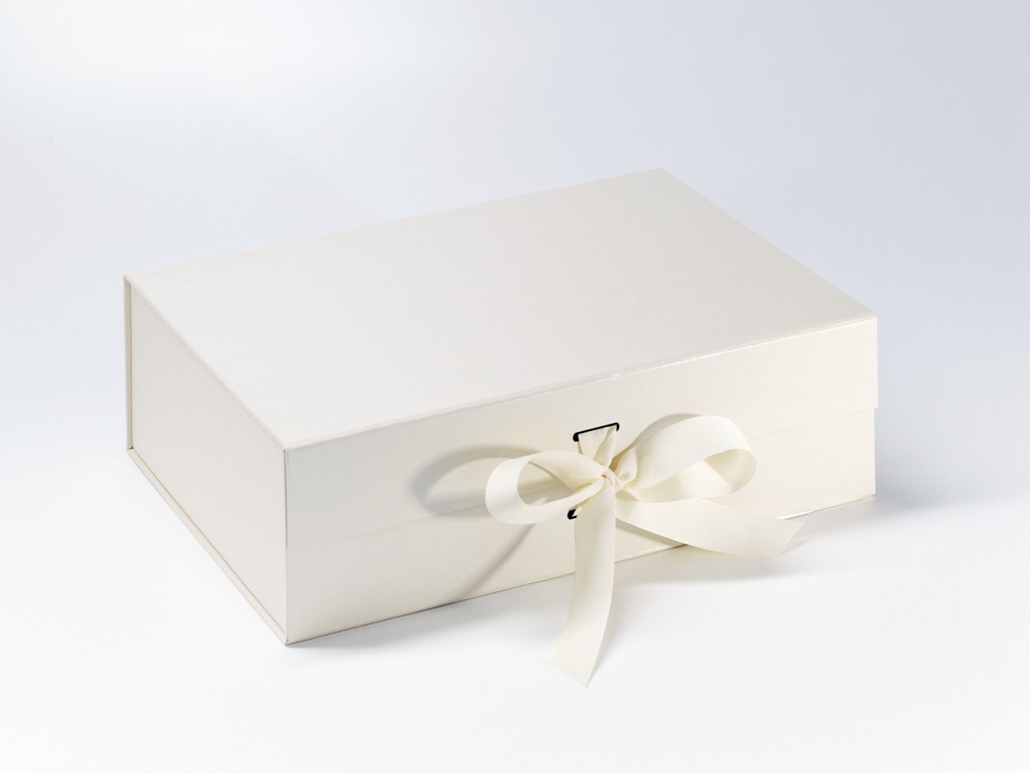 Ivory Luxury Folding Gift Boxes | Elegant Keepsake Packaging - FoldaBox USA