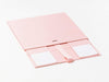 Pale Pink A4 Deep Gift Box Sample Supplied Flat with Ribbon