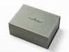 Naked Gray Gift Box with Custom Printed Design to Lid