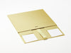 Gold A5 Deep Gift Box Supplied Flat with Ribbon