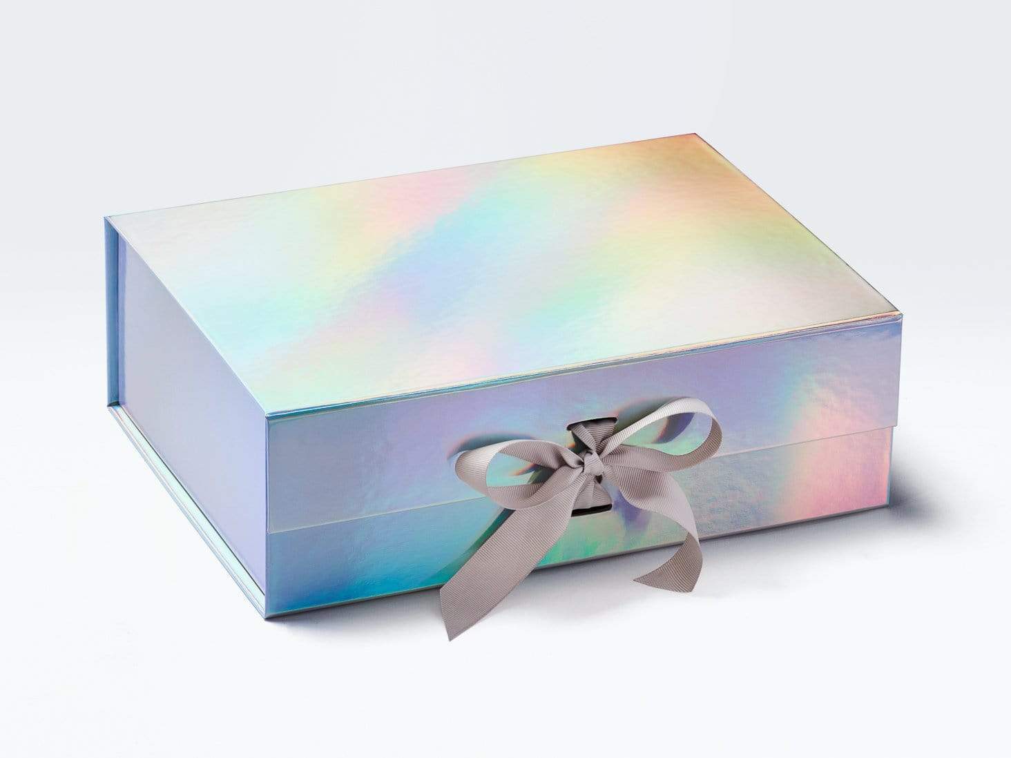Rainbow A4 Deep Gift Box Sample with Changeable Ribbon Assembled