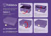 Pearl Smooth Dome Decorative Gift Box Closure Sample Assembly Instructions Option 2