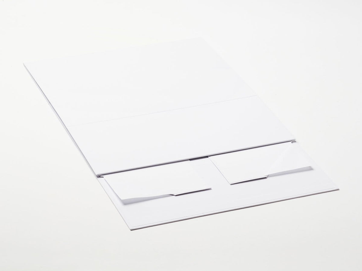 White A3 Deep No Ribbon Gift Box Supplied Flat