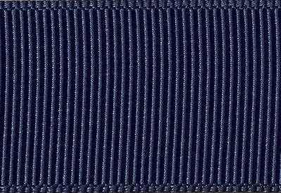 Peacoat Dark Navy Blue Grosgrain Ribbon
